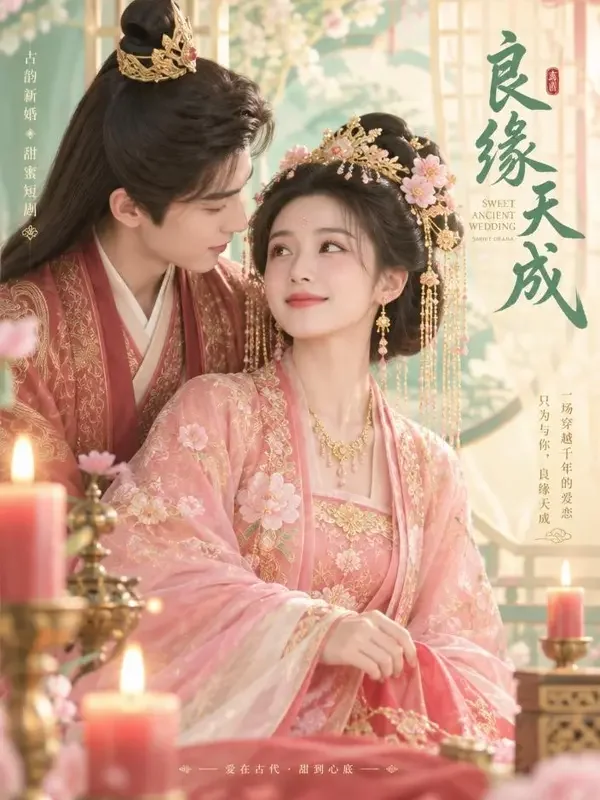锦鲤新娘：洞房花烛夜封面 - AI小短剧古风甜宠